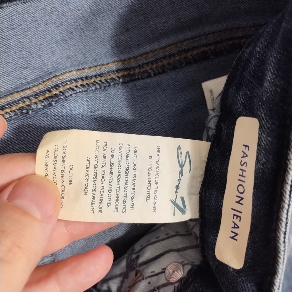 Seven7 Fashion‎ Jean High Rise Step Hem Cropped Casual Preppy Denim Jean 12 - Picture 7 of 9
